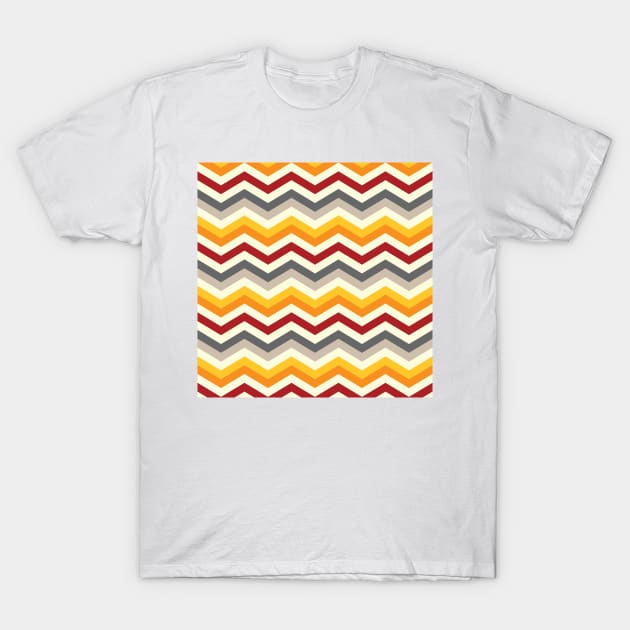 zigzag pattern T-Shirt by Pontus Design 